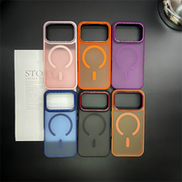 Étui de téléphone magnétique Lichicase à prix de gros avec lentille contrastée et cadre coloré pour Tecno Spark 50 Camon 50, coque translucide