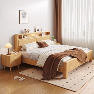 <span class=keywords><strong>Lit</strong></span> <span class=keywords><strong>bas</strong></span> en bois massif, style nordique moderne et <span class=keywords><strong>simple</strong></span>, multifonctionnel pour la maison, <span class=keywords><strong>lit</strong></span> double 1,8 m, <span class=keywords><strong>lit</strong></span> <span class=keywords><strong>simple</strong></span> 1,5 m, vente directe d'usine - Product Image 2