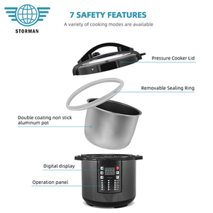 Cuisinière électrique à pression 6L 1000W, multicuiseur, cuisson rapide, économie d'énergie, pot de cuisson pour la cuisine domestique - Product Image 3