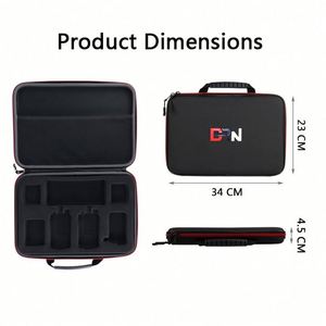 Custom <b>Hard</b> <b>Shell</b> EVA <b>Carrying</b> <b>Case</b> Tool Bag Wireless Interphone Storage <b>Case</b> Waterproof Leather Walkie Talkie Pouch Bag <b>Case</b> - Product Image 4