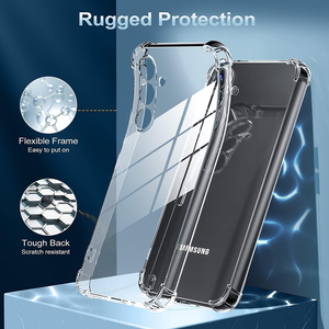 Coque de luxe transparente en silicone TPU souple antichoc pour Samsung Galaxy S24 S23 FE Plus Ultra A55 A35 A25 A15 A54 A34 A24 <span class=keywords><strong>A14</strong></span> - Product Image 2