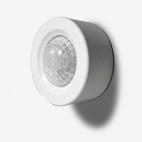 Sensor de Movimiento PIR Inalámbrico de Doble Elemento y Baja Corriente HS-305 con Temporizador Lux, Control de Iluminación Inteligente para Automatización del Hogar al por Mayor