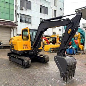 Mini-excavatrice sur chenilles VOLVO EC55B d'occasion, 5,5 tonnes, Volvo EC55B d'occasion, excavatrice hydraulique d'origine, marque suédoise, pour la construction - Product Image 1
