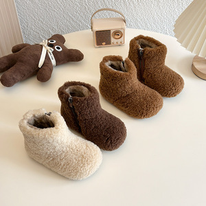 Bottes d'<span class=keywords><strong>hiver</strong></span> chaudes pour enfants Linda, best-seller, bottes courtes mignonnes et moelleuses, bottes en coton pour bébé - Product Image 5