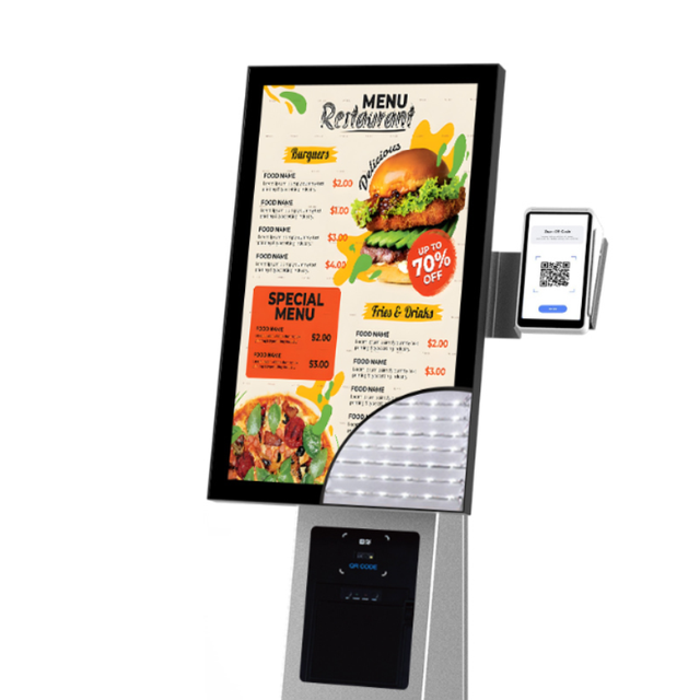 New Interactive 21.5 Inch Touch Screen Monitor Industrial Outdoor Self-Service Ordering Terminal Kiosk