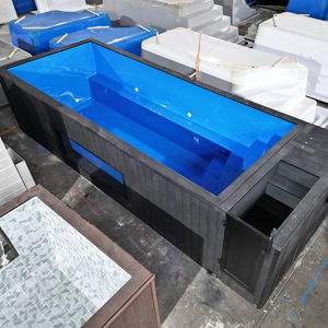 Installation rapide personnalisée FRP fibre de verre <span class=keywords><strong>piscine</strong></span> <span class=keywords><strong>hors</strong></span> <span class=keywords><strong>sol</strong></span> enfants petite <span class=keywords><strong>Mini</strong></span> taille 20ft 15ft conteneur d'expédition <span class=keywords><strong>piscine</strong></span> pour maison - Product Image 3