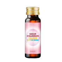 Produit de beauté liquide oral de peptides de collagène de hyaluronate de sodium d'ODM d'OEM multi de peptides de collagène