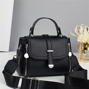 Sac bandoulière/crossbody homme en PU motif autruche petit carré, collection automne 2025 – Tendance urbaine, polyvalent et mode de niche - Product Image 6