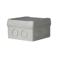 Boîtier de jonction étanche à la poussière IP65 en plastique 88*88*53 9020 avec entrée filetée Wiska