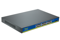 Routeur Vidéo Ethernet Hisource 10G Uplink 2.5G POE Full-Duplex avec 16 Ports RJ45 10/100/1000/2500Mbps pour Dortoir et Domicile