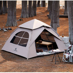 Tente de camping pliable et portable à ouverture automatique, imperméable, pour une personne, double couche, quatre saisons, en tissu Oxford 210D - Product Image 4