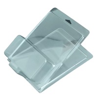 Boîtes en plastique transparentes très vendues, étuis de protection rectangulaires en PVC avec roulettes, emballage plastique thermoformé avec impression de logo personnalisé