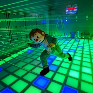 Juego de Láser Interactivo para Interiores, Sala de Juegos con Láser, <span class=keywords><strong>Arena</strong></span> con Luces LED de 30x30cm, Mega Relé, Rejilla de Píxeles, Set de Juego Láser para Piso - Product Image 4