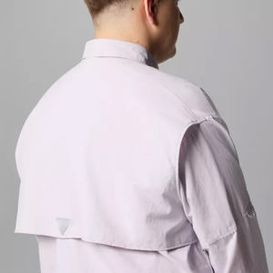 Camisa de pesca con botones, estilo occidental, con diseños de peces, reflectante, con estampado digital de camuflaje. - Product Image 6