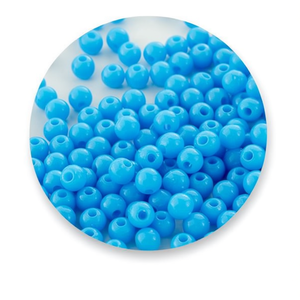 Perline Ilan Abalorio da 8 mm a tinta unita per la creazione di gioielli - Product Image 1