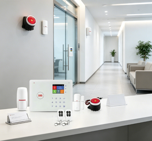 แผงควบคุมระบบรักษาความปลอดภัยไร้สาย Tuya Smart 4G GSM WiFi CE EN ระบบเตือนภัยบ้าน SOS - Product Image 5