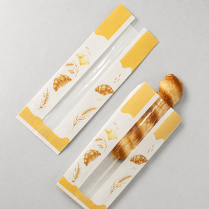 Bolsa de Papel Encerado Desechable para Snacks, Resistente a la Grasa, Impresión Personalizada, Bolsa para Alimentos al por Mayor - Product Image 1