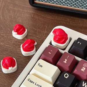 Christmas Gift Personalized Keycaps Christmas Hats Creative Mechanical <strong>Keyboard</strong> <strong>Caps</strong> Suitable for MX - Product Image 2