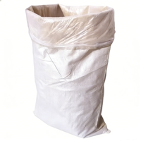 Sac en polypropylène blanc vide de 5 kg, 25 kg, 50 kg pour l'emballage de céréales, farine, riz - Prix abordable