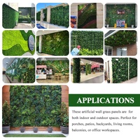 Panneau mural végétal artificiel en treillis métallique de qualité supérieure, jardin vertical réaliste, toile de fond végétale pour décoration intérieure et extérieure commerciale