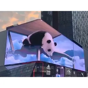 Canbest Ecran Panneau mural vidéo 3D à œil nu Écran LED Panneau d'affichage numérique publicitaire extérieur Panneau d'affichage LED extérieur