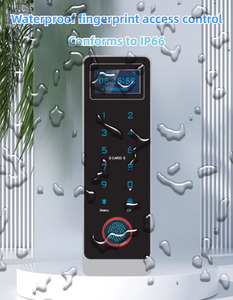 Thông minh khóa vân tay kiểm soát truy cập màn hình OLED tuya App RFID <span class=keywords><strong>Wifi</strong></span> chuông cửa Bàn phím không thấm nước an ninh điện thoại thông minh - Product Image 6