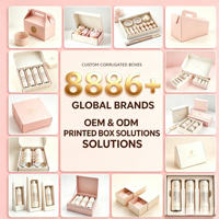 Boîtes d'expédition en carton ondulé rose avec logo et impression UV, faible MOQ, pour vêtements et cadeaux, idéales pour les petites entreprises