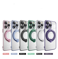 Étui personnalisé pour téléphone portable avec support Étui magnétique sans fil pour iphone 15promax 6.7 pouces 6.2 pouces Prix de gros