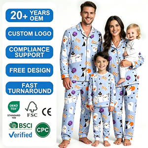 WEIWEI Bamboo Women's Pajamas Set Summer Casual Sleepwear Modal Custom <strong>Halloween</strong> Pajama <strong>Shirt</strong> Women - Product Image 1