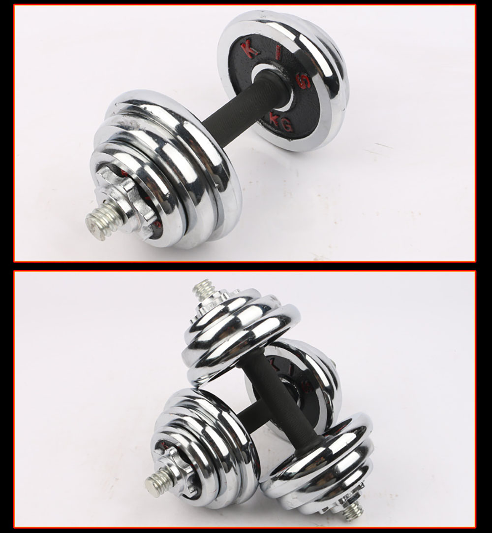 Оборудование для фитнеса, тренировочные гантели для мышц рук, чугунные регулируемые гантели для фитнеса, тренажерного зала, набор гантелей