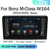 Autoradio LELV 7 pouces avec système Linux pour Benz B200 (2004-2012), écran partagé, navigation stéréo, Android Auto, lecteur vidéo