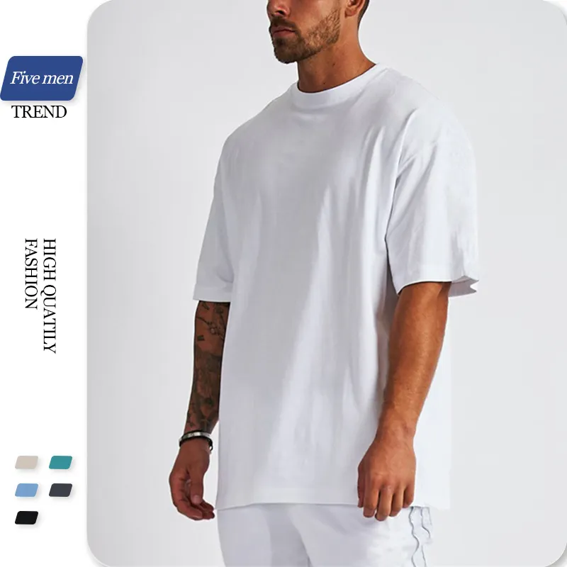 Модная нефирменная дизайнерская качественная хлопковая Роскошная свободная Мужская футболка большого размера с открытыми плечами