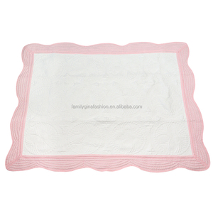 Custom Heirloom Baby Quilt Groothandel <span class=keywords><strong>Monogram</strong></span> Hot Zachte Comfortabele 100% Biologische Katoenen Baby Deken - Product Image 4