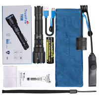Lampe torche Trustfire T45R LEP, en aluminium aéronautique, étanche, longue portée 1,65 km, lampe torche tactique LED pour l'extérieur