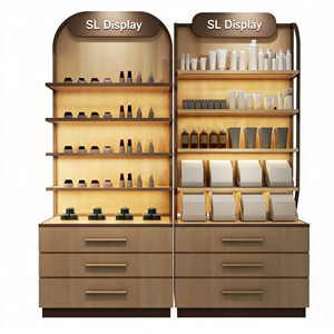 Vitrine de luxe haut de gamme pour cosmétiques, meuble de rangement vintage pour parfums, armoire murale pour présentation de parfums - Product Image 3
