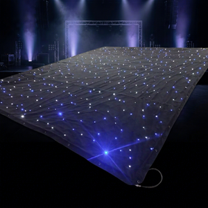 Cortina de Luces LED con Forma de Estrella para Decoración de Bodas, Fondo Elegante para Decoración de Escenarios - Product Image 1