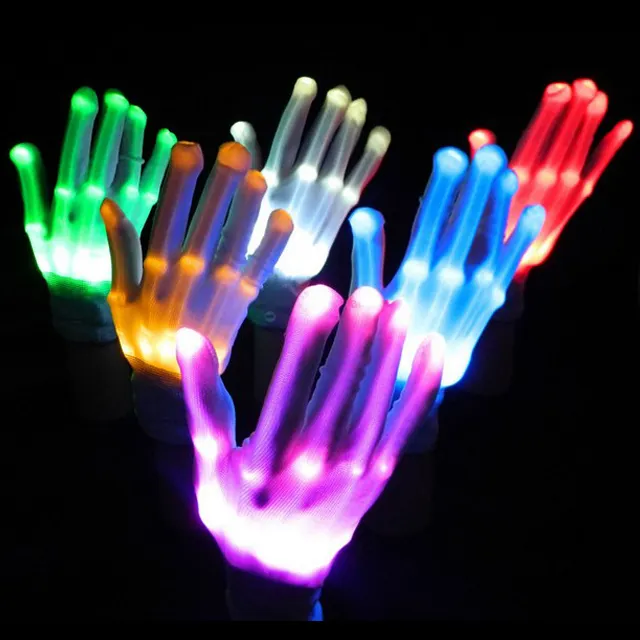 Gants magiques LED pour enfants, complet de 8 pièces