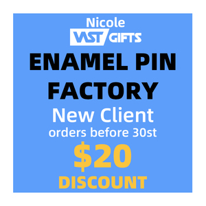 Descuento de Fin de Año Contacta con tu Vendedor -- <span class=keywords><strong>Nicole</strong></span> Liang -- en la Misma <span class=keywords><strong>Tienda</strong></span> [VASTGIFTS] Pin de Esmalte Personalizado - Product Image 1