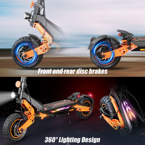 Patinete Eléctrico Plegable de Doble Motor 1800*2 PEAK, Potente para Adultos, Velocidad Máxima de 55 km/h, Autonomía de 55 km, 11 Pulgadas - Product Image 3