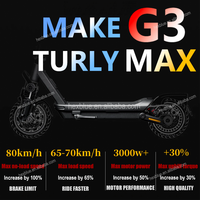 Kit de module de déverrouillage de vitesse et de contrôleur personnalisé MODTEK 80KM/H, pleine vitesse, pour trottinette Ninebot Segway MAX G3