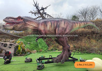 Dinosaures T-Rex simulés absolument géants, dinosaures animatroniques de 25 mètres de long, Tyrannosaurus, fabrication sur mesure par Kawah