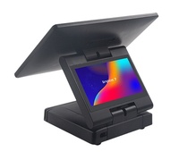 Caisse enregistreuse Android avec écran tactile Full HD de 15,6 pouces, imprimante thermique et lecteur de cartes MSR en option pour les commerces de détail