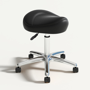 Hot Sale Essing Chair Stainless Steel Salon Chair Saddle <b>Stool</b> Rolling Adjustable Hydraulic Salon <b>Stools</b> Chair With <b>Wheels</b> - Product Image 1
