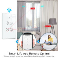 Tuya — rideau de verre connecté, interrupteur tactile, rétro-éclairage, commande à distance, WiFi RF, application Tuya Smart Life, nouveau