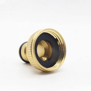 Conector de manguera de jardín de latón de superficie lisa de <span class=keywords><strong>1</strong></span>/<span class=keywords><strong>2</strong></span> \ "Conector de jardín - Product Image 1