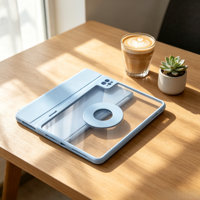 Étui de protection universel en cuir magnétique détachable pour iPad 10.9 2022 A16 2025 Housse de tablette 28.7x26.5