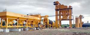 Atlas Asphalt Batch Mix Plant ABM 1500 Maquinaria de construcción de carreteras de alto rendimiento - Product Image 4
