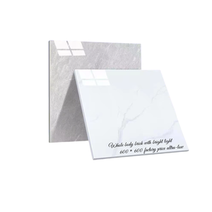 Carreaux de céramique vitrifiés en marbre blanc <span class=keywords><strong>Jazz</strong></span> 600x600 modernes entièrement vitrés, antidérapants, résistants à l'usure pour la maison, le salon et la chambre à coucher. - Product Image 6