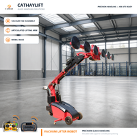 Robot de levage à aspiration par le vide avec télécommande, protection anti-basculement, capacité de charge de 400 kg, pour une sécurité totale