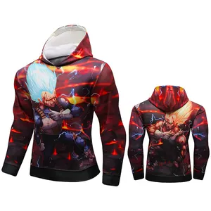 Custom logo digital printed hoodie all printing men's pullover oversized hoodies